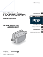 Operating Guide: DCR-HC23E/HC24E/ HC26E/HC35E