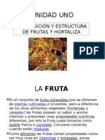 Unidad Uno Frutas y Hortaliza