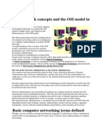 Basic Network Concepts and The OSI Model in Simple Terms