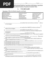 Unit 1 Review Grade 7 Graphic Organizer