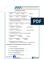 Grammaire Bac II