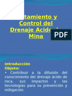 Cons TruccTratamiento y Control Del Drenaje Acido de Mina