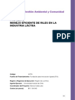 Manejo Eficiente de Riles en La Industria Lechera PDF