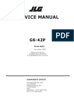 JLG G6-42T Service Manual