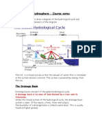 Hydrosphere - Course Notes