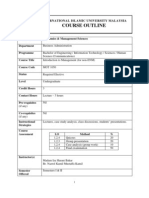 MGT 1050 Course Outline