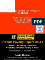 Combating Persistent Poverty in Africa