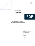 MEGGER DELTA4310 Series 12kV Insulation Diagnostic System User Manual