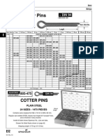 Metric Cotter Pins: Steel