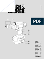 Manual Taladro Black Decker - cd12c - Eur