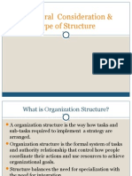 Structural Consideration & Type of Structure