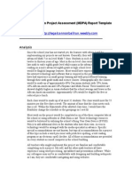 Multimedia Design Project Assessment (MDPA) Report Template