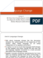 Language Change Presentation