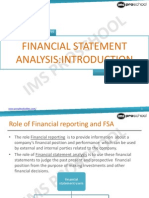 Unit 22 - Financial Statement Analysis Introduction - 2013