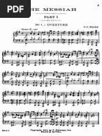 Handel Messiah Schirmer 1912-Bars. Piano-Vocal