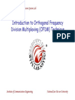 Introduction To Orthogonal Frequency Division Multiplexing (OFDM) Technique