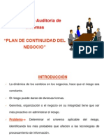 Plan de Continuidad Del Negocio