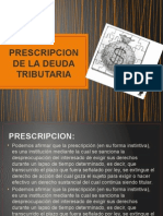 Diapositivas (Prescripcion de La Deuda Tributaria)