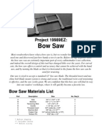 Bowsaw Plans