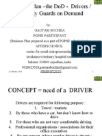 Business Plan - Drivers On Demand