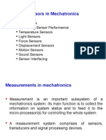 Introduction To Sensors in Mechatronics