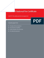 NEBOSH National Fire Certificate: Unit FC1 Fire Safety and Risk Management