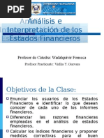 Analisis e Interpretacion de Los Estados Financieros-Clase 3