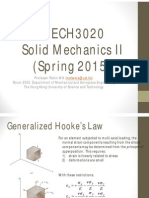 MECH3020 Solid Mechanics II (Spring 2015)