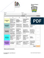 Research Report Rubric TLE