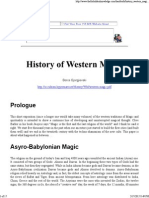 History of Western Magic