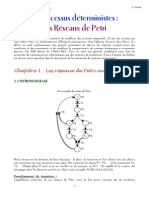 A-Processus Déterministes:: Les Réseaux de Petri