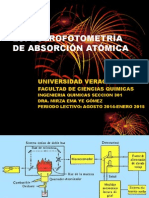 Espectrofotometría de Absorción y Emision Atómica