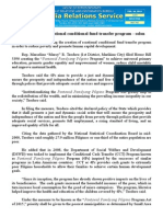 Feb20.2015.docinstitutionalize A National Conditional Fund Transfer Program - Solon