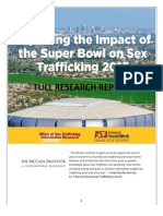 Exploring The Impact of The Super Bowl On Sex Trafficking 2015