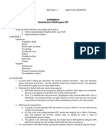 Laboratory Reports in Analytical Chemistry