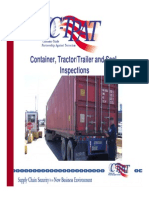 C-TPAT: Container, Trailer & Seal Checking