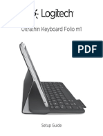 Ultrathin Keyboard Folio m1 Setup Guide