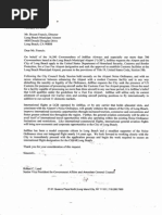 JetBlue Letter To City of Long Beach Re Customs Facility