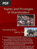 Rights and Privileges of Shareholders