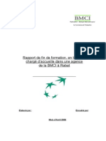 Rapport de Stage - BMCI - Présentation de La Banque (Initiation) 2