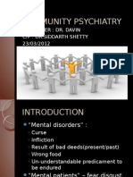 Community Psychiatry