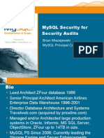 Securing MySQL For A Security Audit