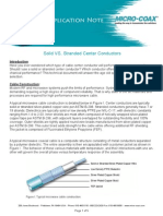 Coaxial Cables - Solid or Stranded Core