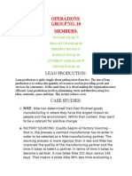 Operations Lean Production Group 10