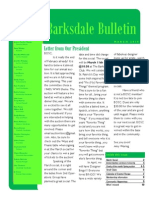 Barksdale Bulletin: Letter From Our President