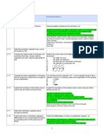 IB Biology Syllabus Points With Mark Scheme