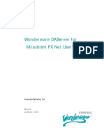 Wonderware Daserver For Mitsubishi FX Net User'S Guide: Invensys Systems, Inc