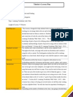 Ece-315 Week 4 Assignment - Literacy Lesson Plan