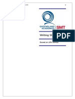 QASMT Writing Style Guide APA