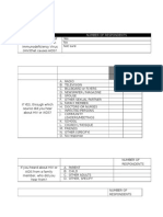 Survey Tool Dummy Table